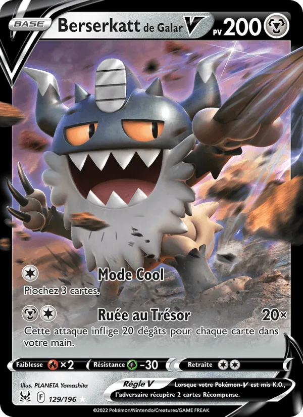 Berserkatt de Galar V · Origine Perdue 129/196