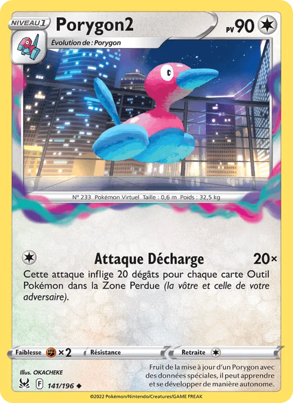 Porygon2 · Origine Perdue 141/196