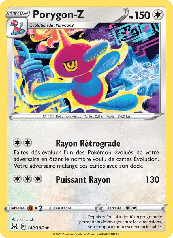 Porygon-Z · Origine Perdue 142/196