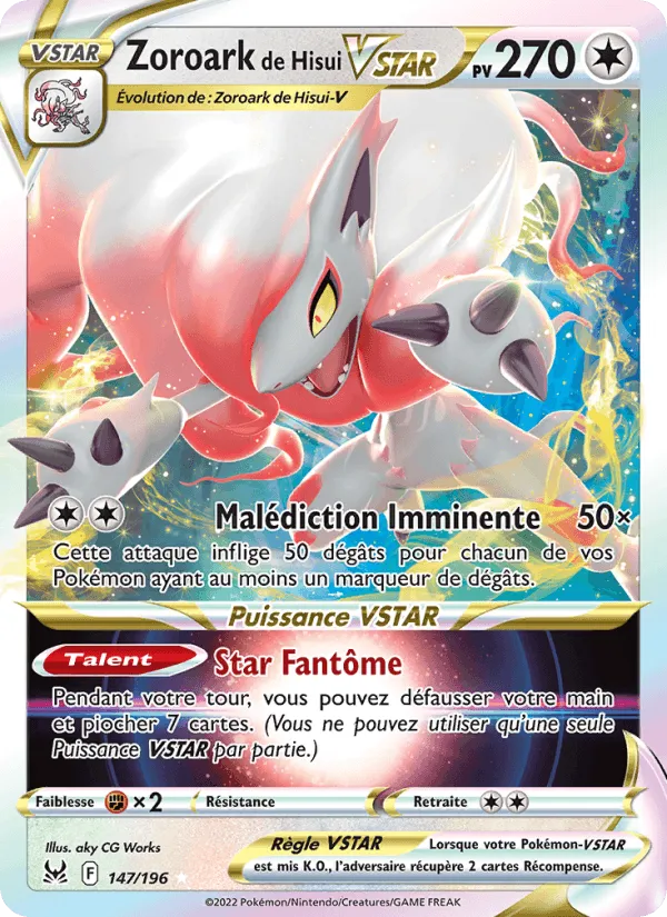 Zoroark de Hisui VSTAR · Origine Perdue 147/196