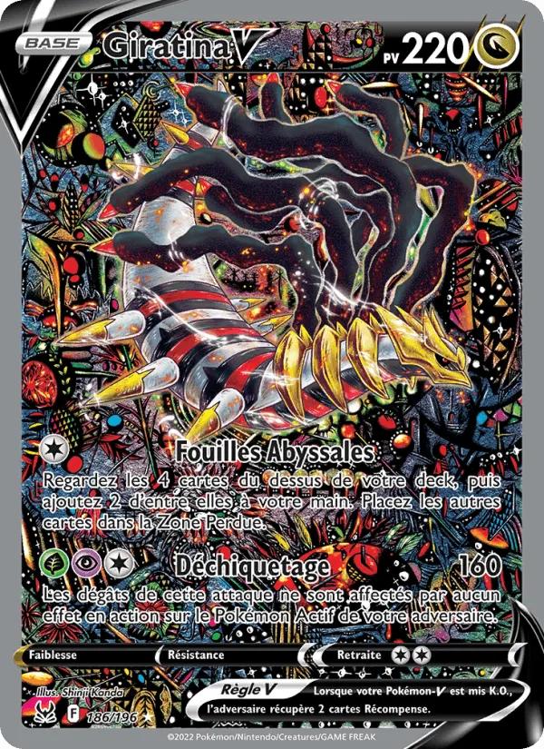Giratina V · Origine Perdue 186/196