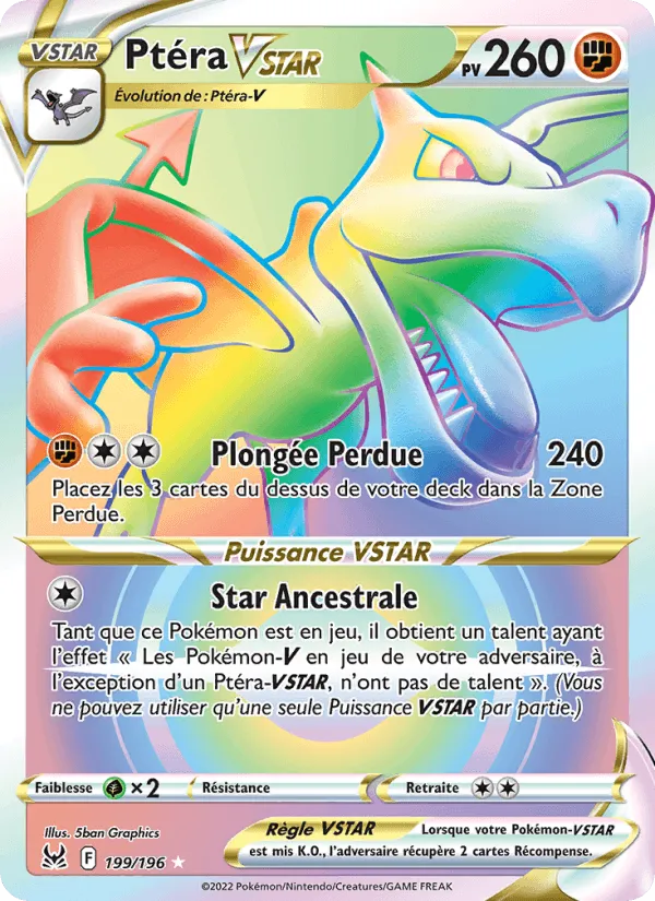 Ptéra VSTAR · Origine Perdue 199/196