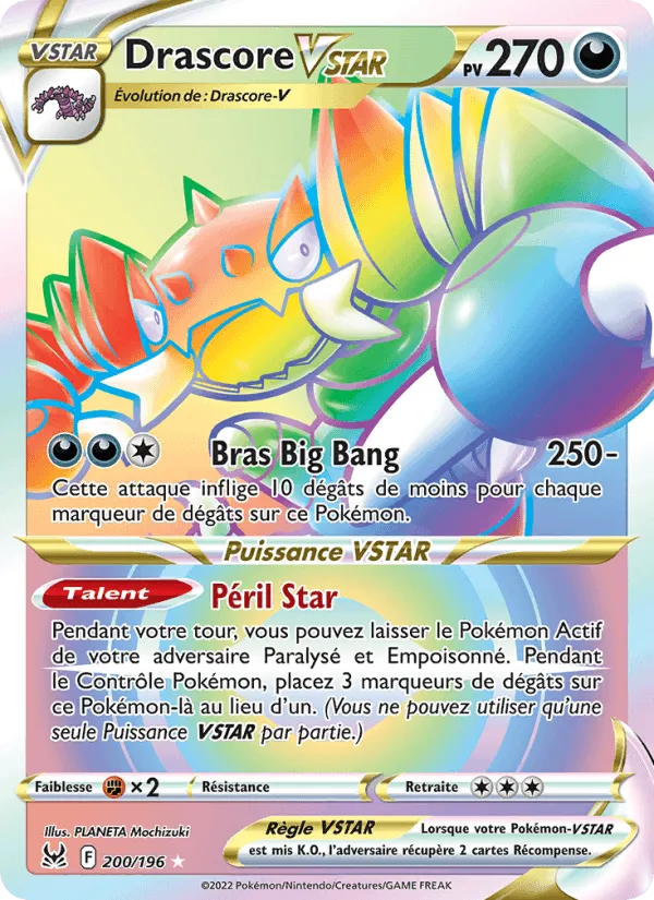 Drascore VSTAR · Origine Perdue 200/196