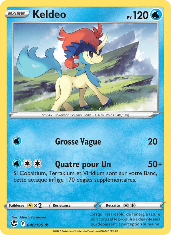 Keldeo · Tempête Argentée 046/195