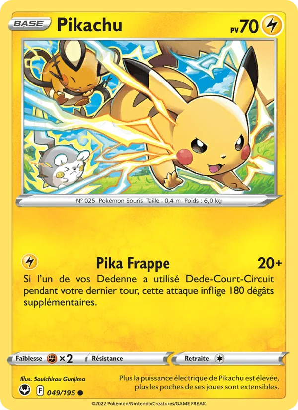 Pikachu · Tempête Argentée 049/195