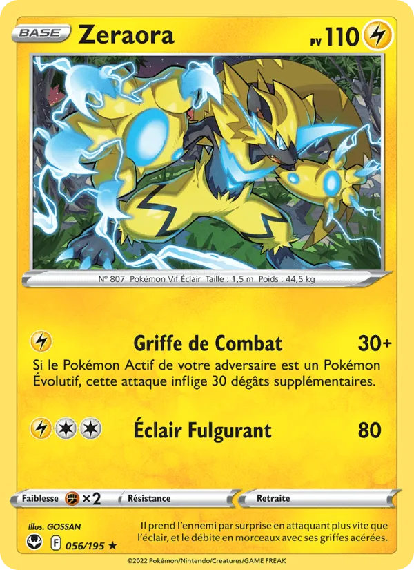 Zeraora · Tempête Argentée 056/195