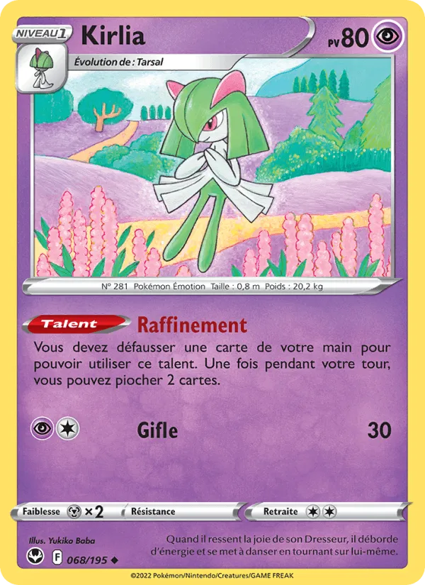 Kirlia · Tempête Argentée 068/195
