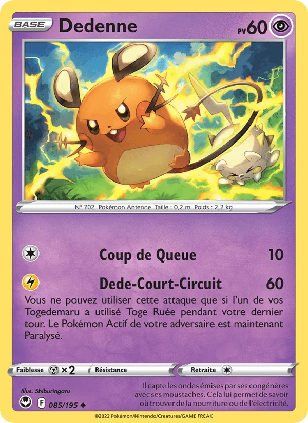 Dedenne · Tempête Argentée 085/195