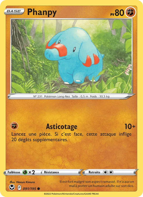 Phanpy · Tempête Argentée 091/195