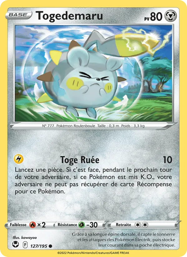 Togedemaru · Tempête Argentée 127/195
