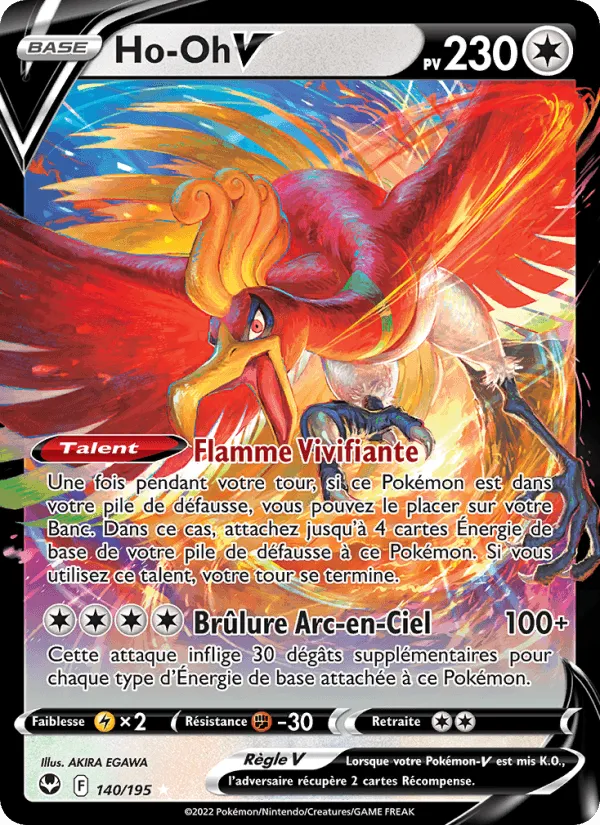 Ho-Oh V · Tempête Argentée 140/195
