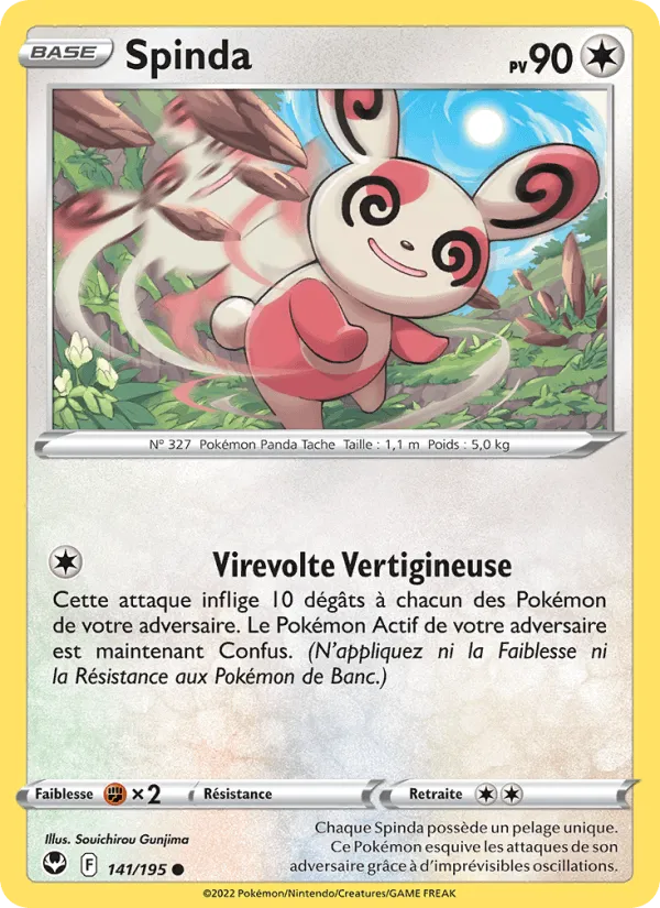 Spinda · Tempête Argentée 141/195
