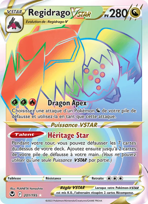 Regidrago VSTAR · Tempête Argentée 201/195