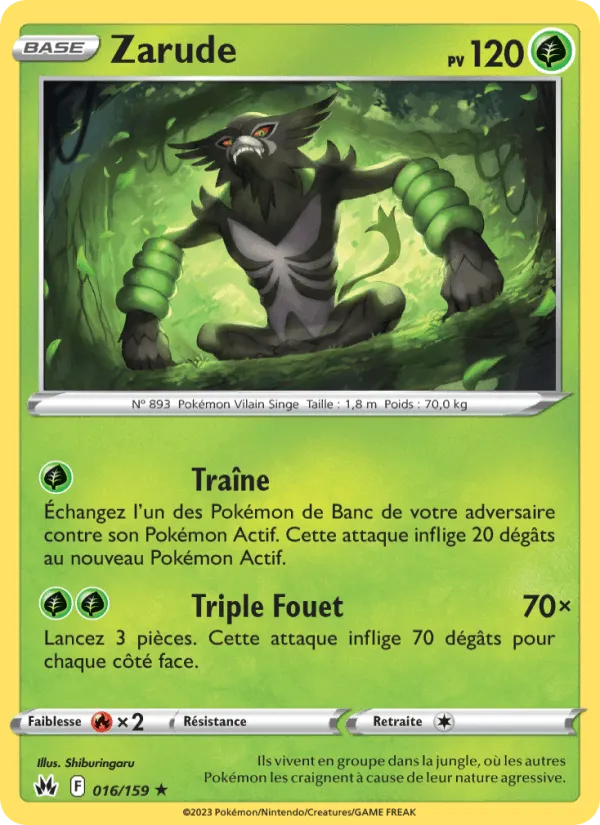 Zarude · Zénith Suprême 016/159