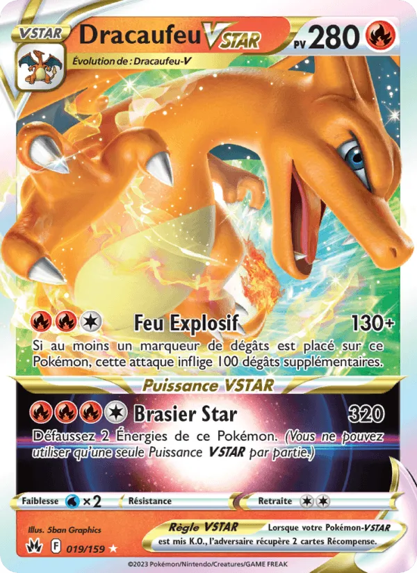 Dracaufeu VSTAR · Zénith Suprême 019/159