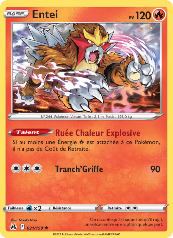 Entei · Zénith Suprême 021/159