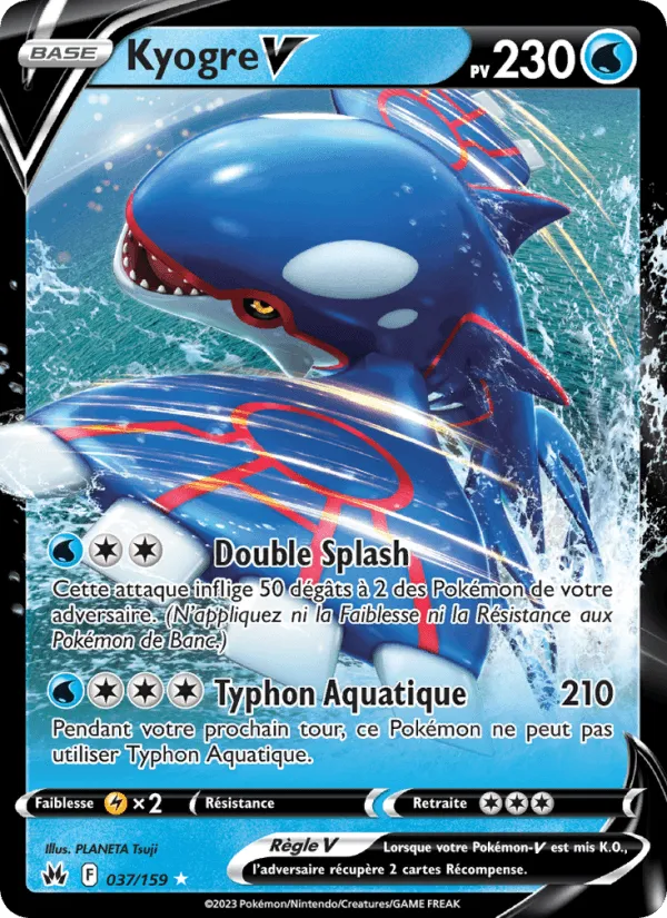 Kyogre V · Zénith Suprême 037/159