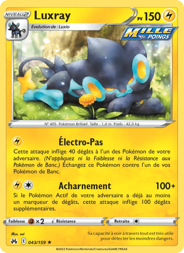 Luxray · Zénith Suprême 043/159
