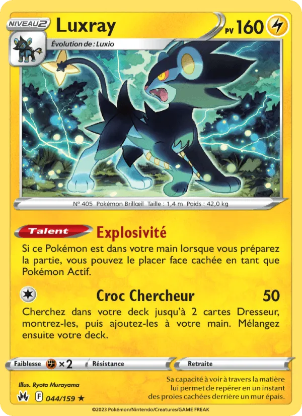 Luxray · Zénith Suprême 044/159