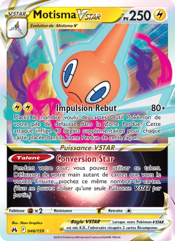 Motisma VSTAR · Zénith Suprême 046/159