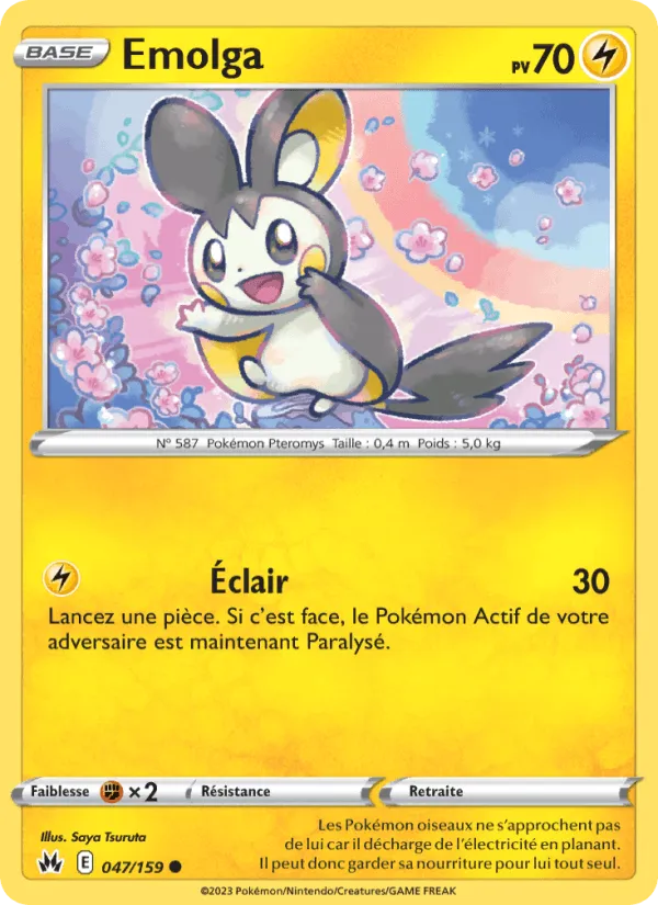 Emolga · Zénith Suprême 047/159