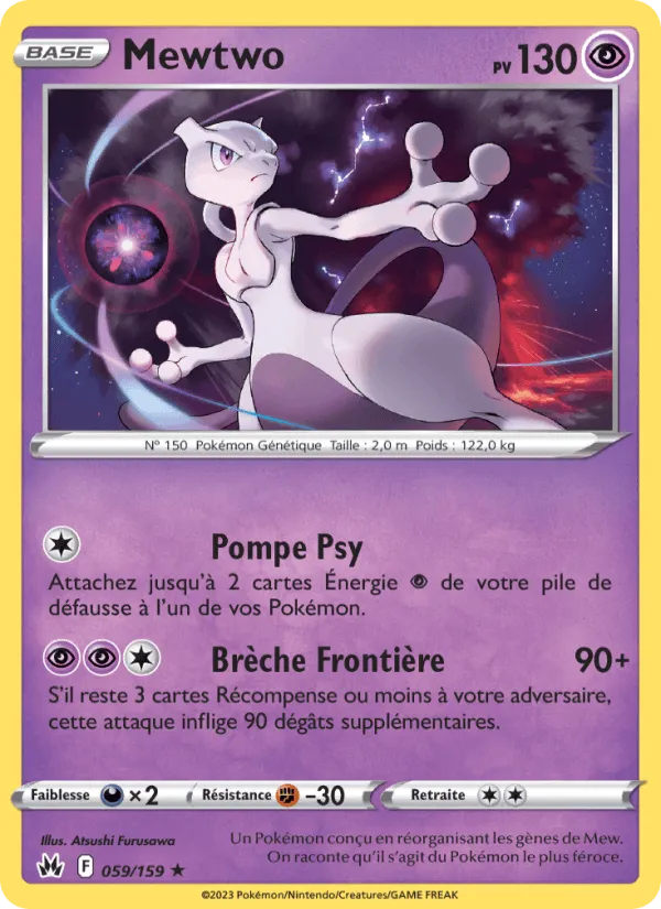 Mewtwo · Zénith Suprême 059/159