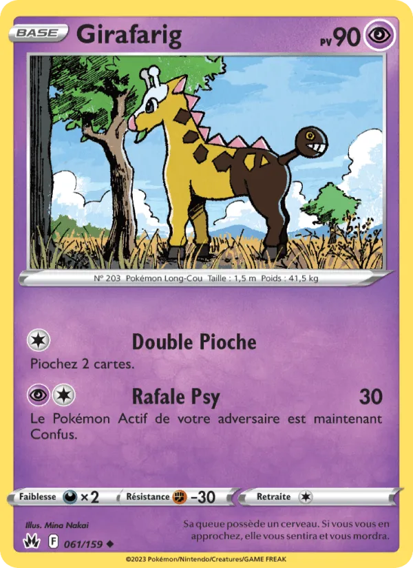 Girafarig · Zénith Suprême 061/159