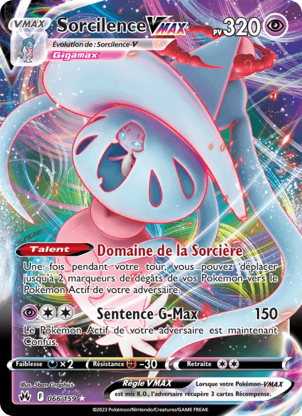 Sorcilence VMAX · Zénith Suprême 066/159