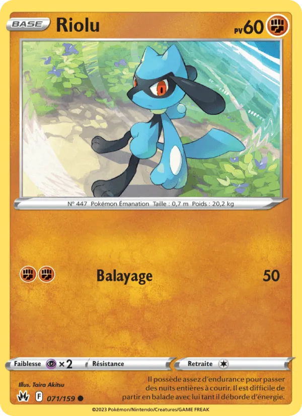Riolu · Zénith Suprême 071/159