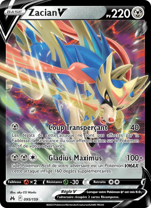 Zacian V · Zénith Suprême 095/159