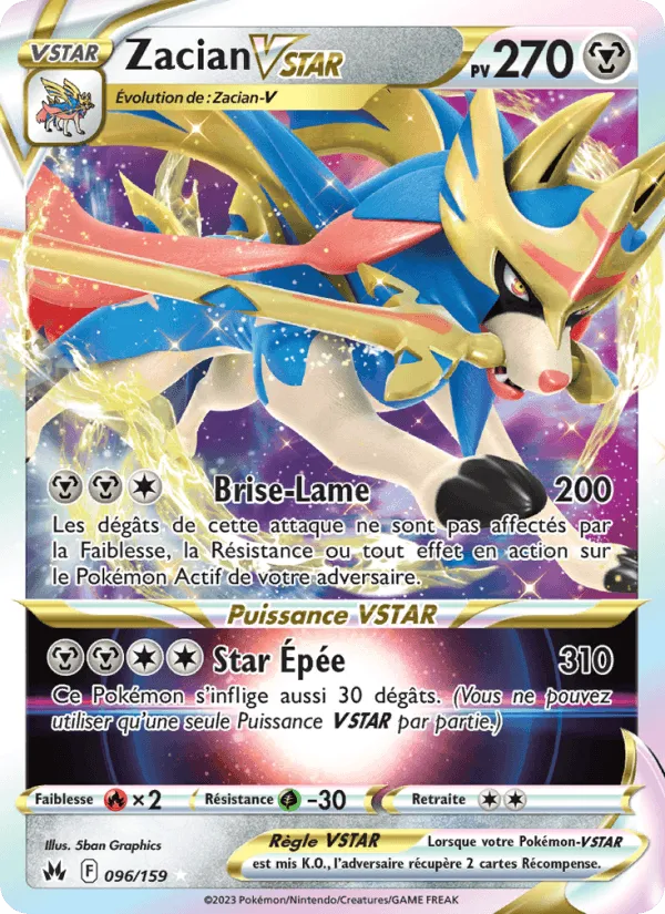 Zacian VSTAR · Zénith Suprême 096/159