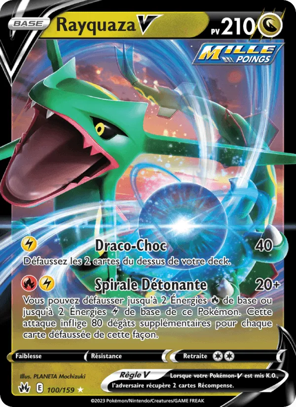 Rayquaza V · Zénith Suprême 100/159