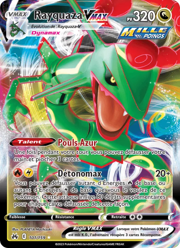 Rayquaza VMAX · Zénith Suprême 101/159