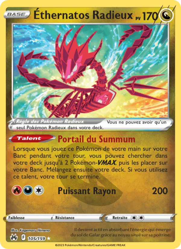 Éthernatos Radieux · Zénith Suprême 105/159