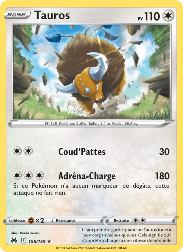 Tauros · Zénith Suprême 106/159