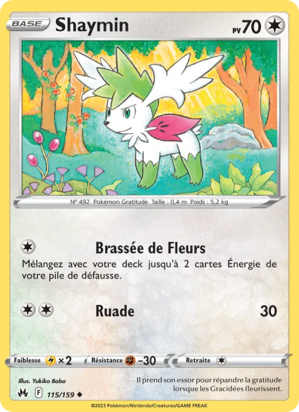 Shaymin · Zénith Suprême 115/159