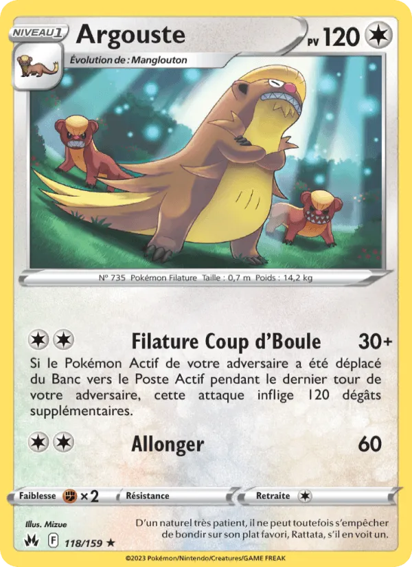 Argouste · Zénith Suprême 118/159