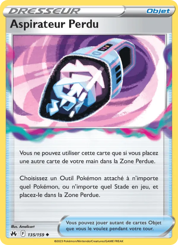Aspirateur Perdu · Zénith Suprême 135/159