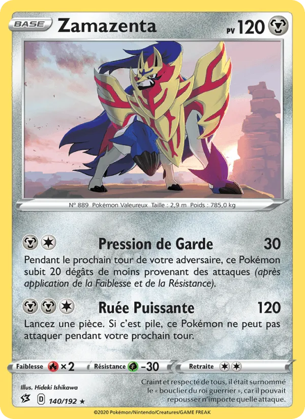 Zamazenta · Clash des Rebelles 140/192