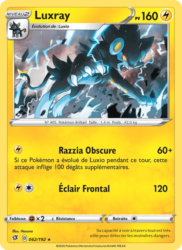 Luxray · Clash des Rebelles 62/192