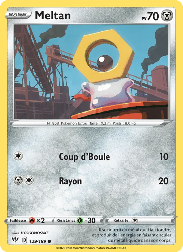 Meltan · Ténèbres Embrasées 129/189