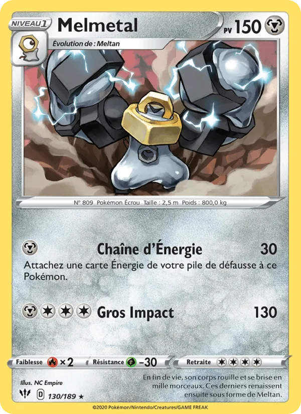 Melmetal · Ténèbres Embrasées 130/189