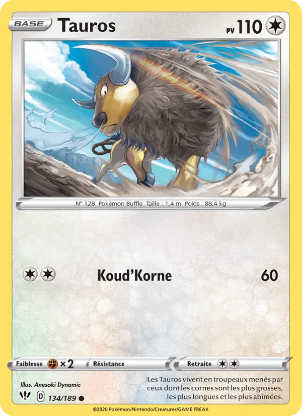 Tauros · Ténèbres Embrasées 134/189
