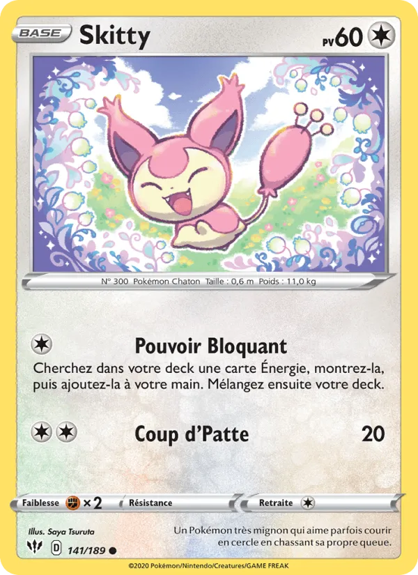Skitty · Ténèbres Embrasées 141/189