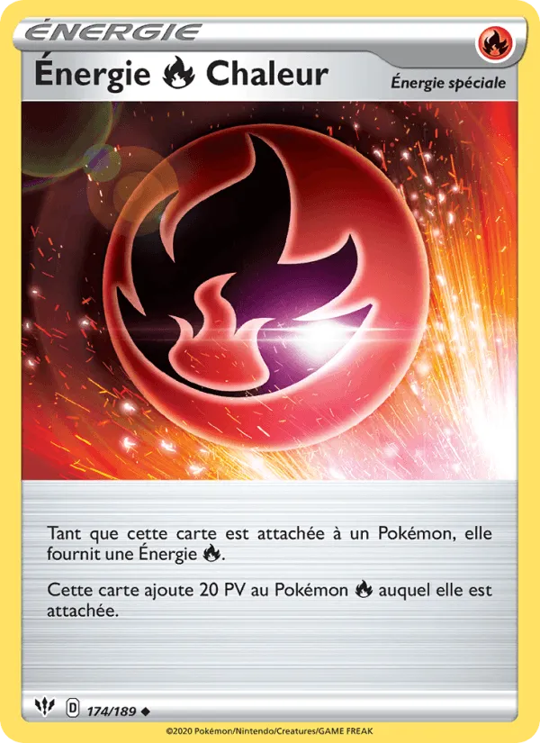 Énergie Fire Chaleur · Ténèbres Embrasées 174/189