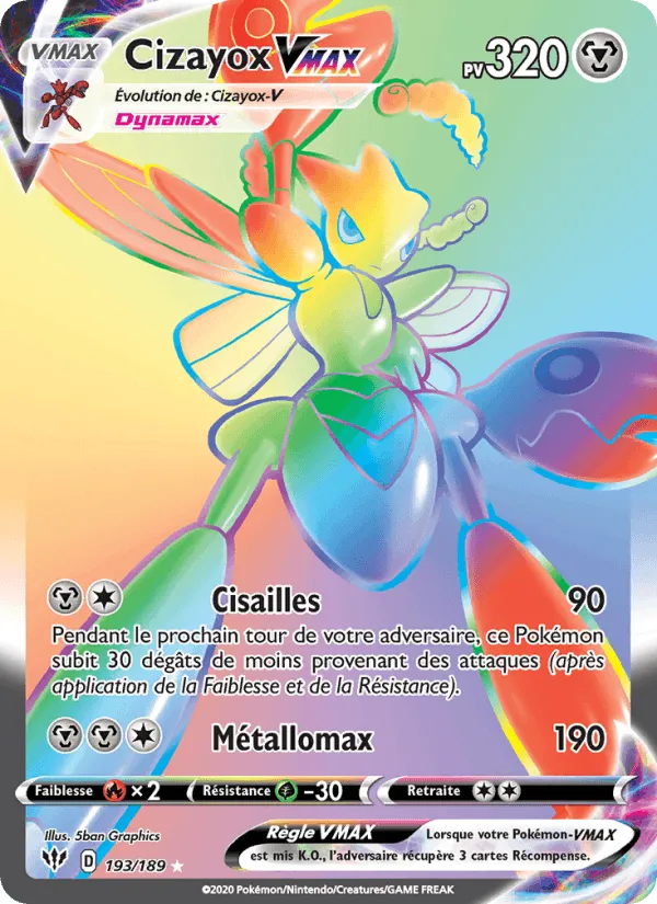 Cizayox VMAX · Ténèbres Embrasées 193/189