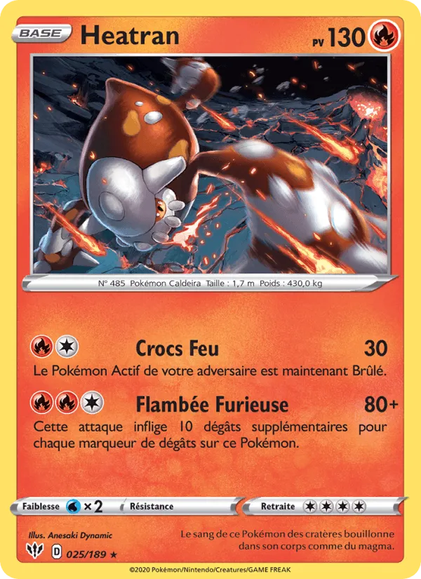 Heatran · Ténèbres Embrasées 25/189