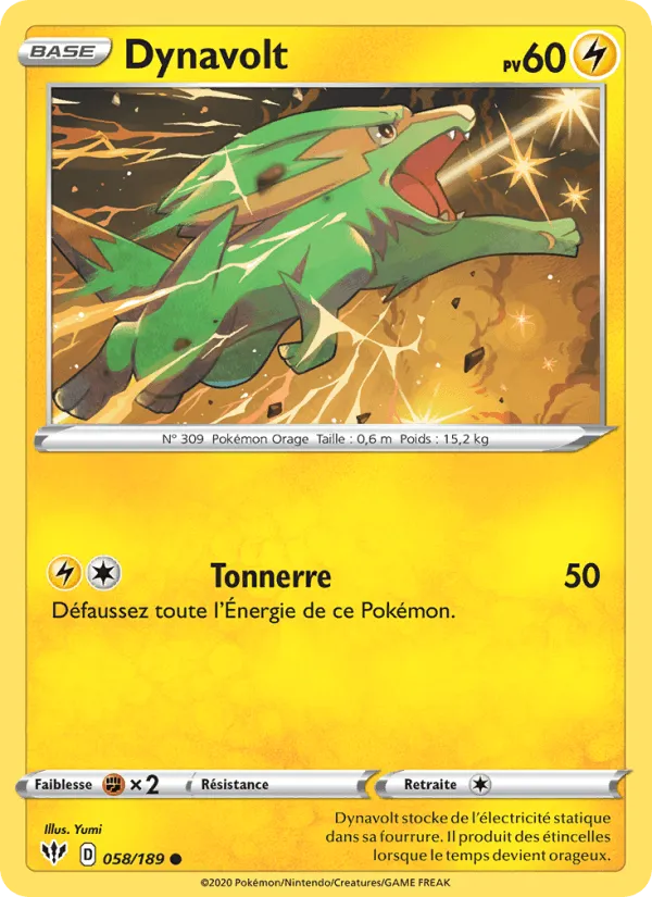 Dynavolt · Ténèbres Embrasées 58/189