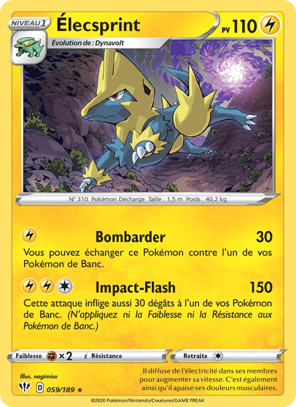 Élecsprint · Ténèbres Embrasées 59/189