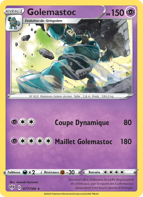 Golemastoc · Ténèbres Embrasées 77/189